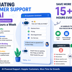 Automating Customer Support with AI: How Small Businesses Save 15+ Hours a Week
